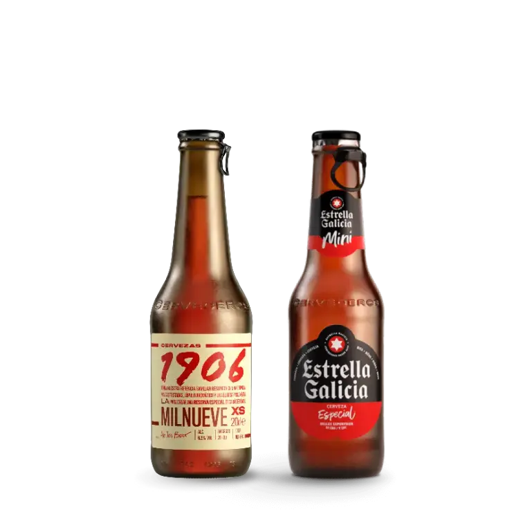Pack minis: 1906 Reserva Especial XS y Estrella Galicia Especial Mini