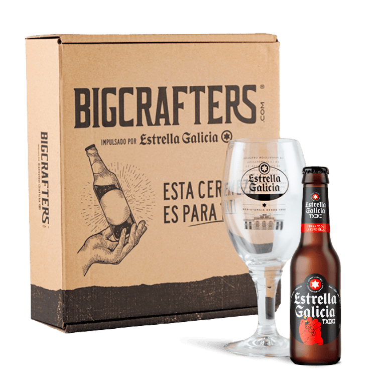 Estrella Galicia edición País Vasco con copa Atlántica