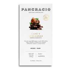 Chocolate con café y avellanas de Pancracio, 100 g