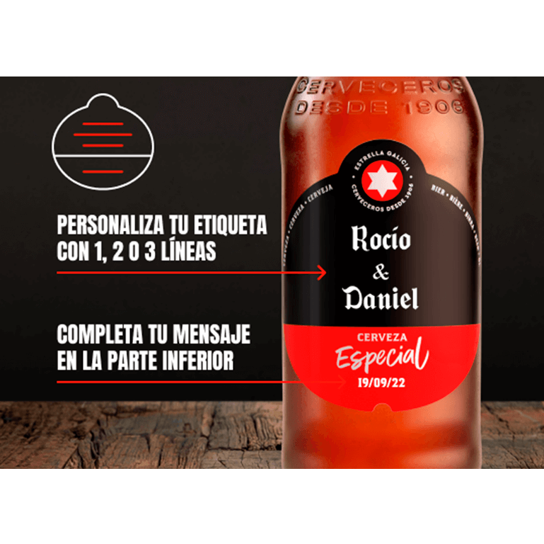 Personaliza tu Estrella Galicia