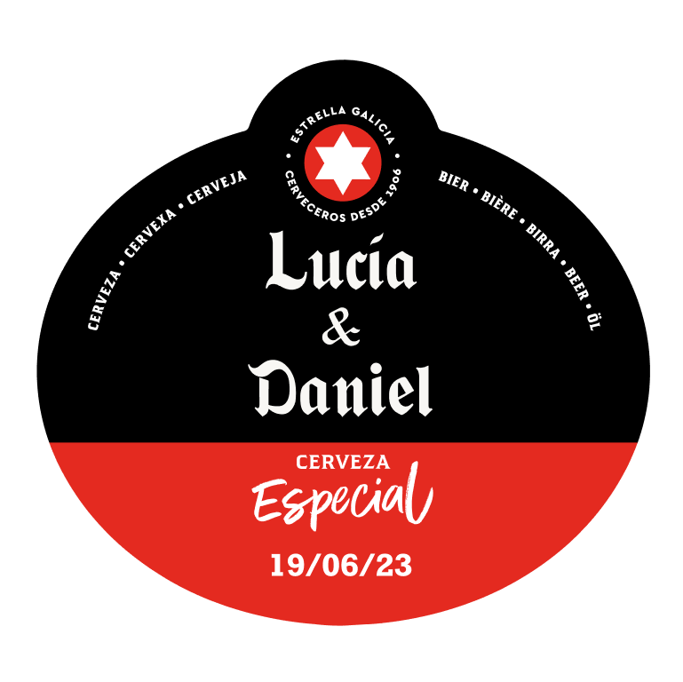 Estrella Galicia Personalizada con Estuche Individual