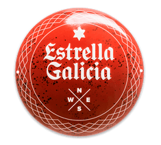 Placa de cerámica Estrella Galicia