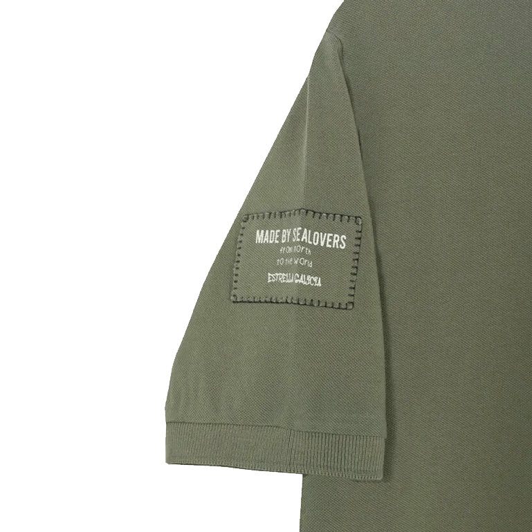 Polo elPulpo & Estrella Galicia Kraft Beer verde