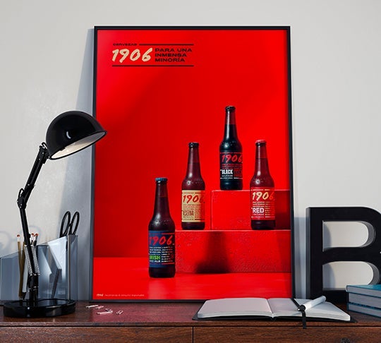 Póster "Cervezas para la inmensa minoría"