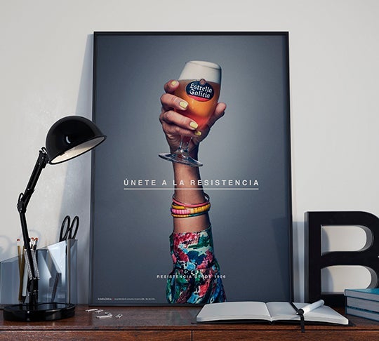 Póster "Únete a la resistencia colours"