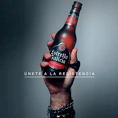 Póster "Únete a la resistencia Rock&Roll"