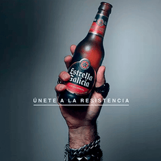 Póster "Únete a la resistencia Rock&Roll"