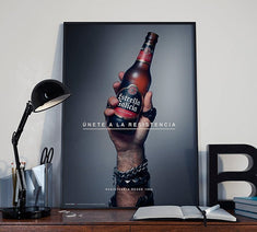 Póster "Únete a la resistencia Rock&Roll"