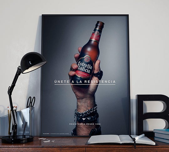 Póster "Únete a la resistencia Rock&Roll"