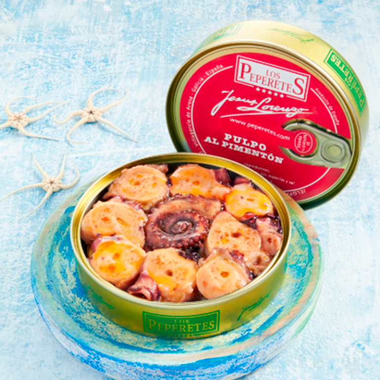 Pulpo al pimentón Los Peperetes, 1 lata de 120 g