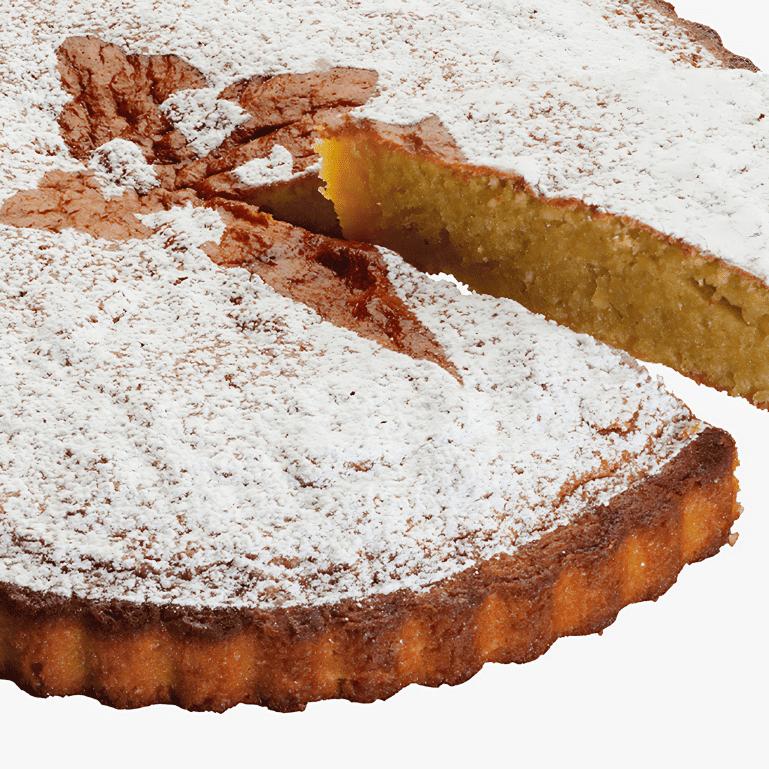 Caldo gallego de Porto-Muiños y preparado de tarta de Santiago de Porto-Muiños