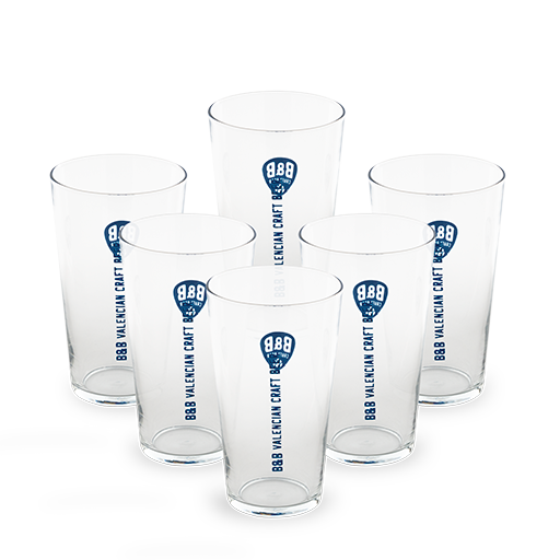 Pack de 6 vasos de B&B, 44 cl