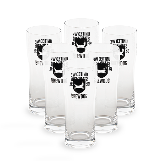 Pack de 6 vasos de BrewDog, 40 cl