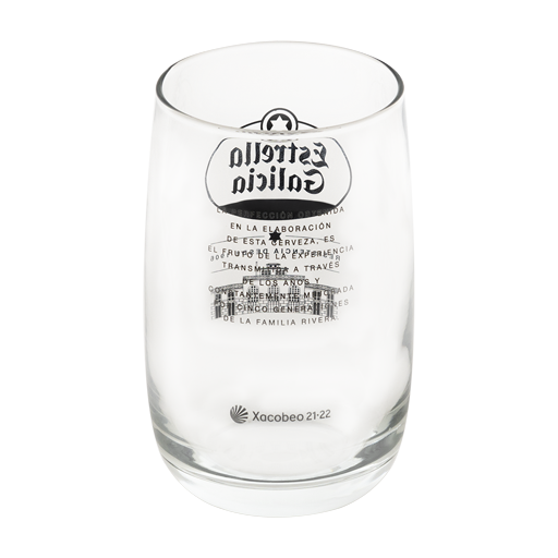 Pack 6 vasos de caña de Estrella Galicia especial, 25 cl