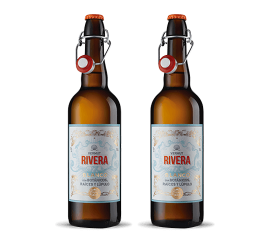 Vermut Rivera blanco, pack 2 botellas de 75 cl