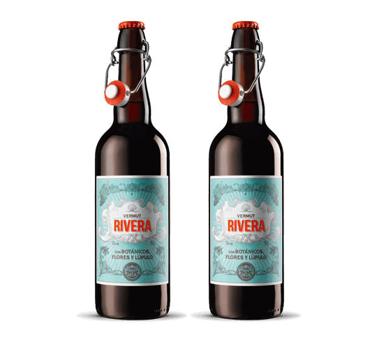 Vermut Rivera rojo, pack 2 botellas de 75 cl
